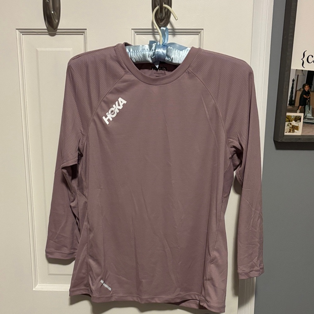 Hoka Dusty Purple Long Sleeve Shirt